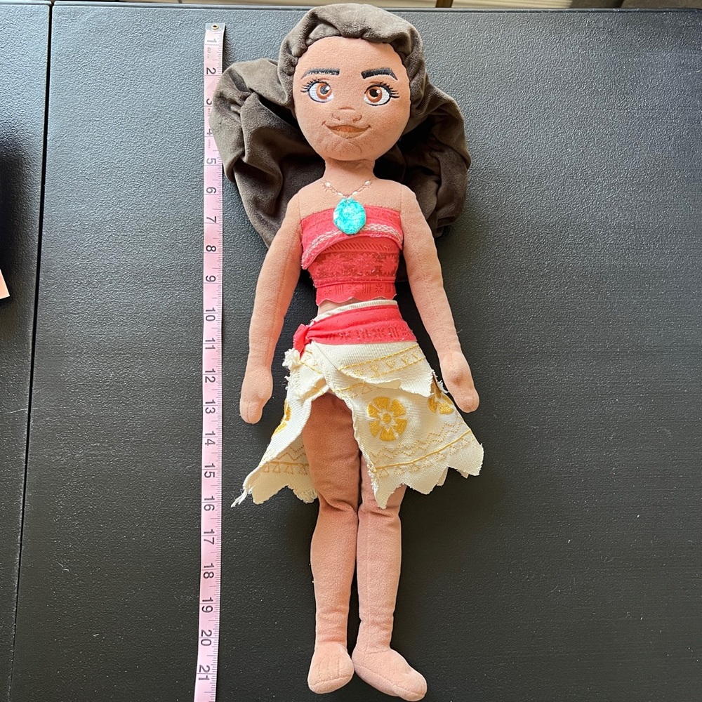 Moana Plush Doll 20” Disney Store Authentic Original Stuffed Movie Toy Princess - Picture 12 of 12